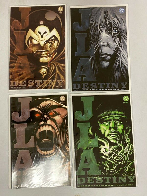 JLA Destiny set from:#1-4 DC 4 different books 8.0 VF (2002)