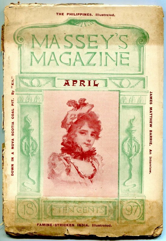 Massey's Magazine Pulp April 1897- James Matthew Barrie- Philippines VG-