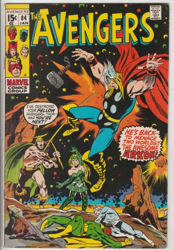 Avengers, The #84 (Jan-71) FN+ Mid-High-Grade Avengers