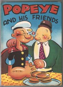 Popeye and His Friends #2114 1937-EC Segar art-includes dust jacket-VG-