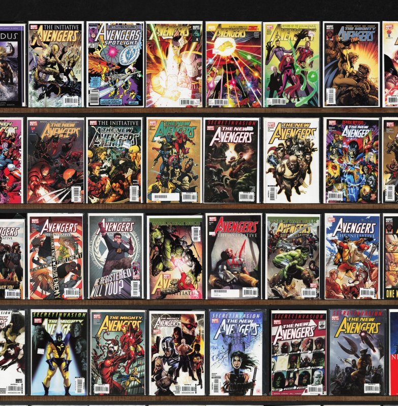 Huge Lot 150+ Comics with New Avengers, The Mighty Avengers & More!