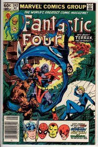 Fantastic Four #242 Newsstand Edition (1982)  8.0 VF