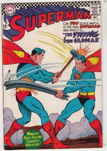 Superman #196 (May-67) FN+ Mid-Grade Superman, Jimmy Olsen,Lois Lane, Lana La...