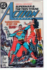 Action Comics #584 Direct Edition (1986) Teen Titans