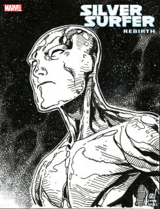 SILVER SURFER REBIRTH 1 CHEUNG HEADSHOT SKETCH VARIANT