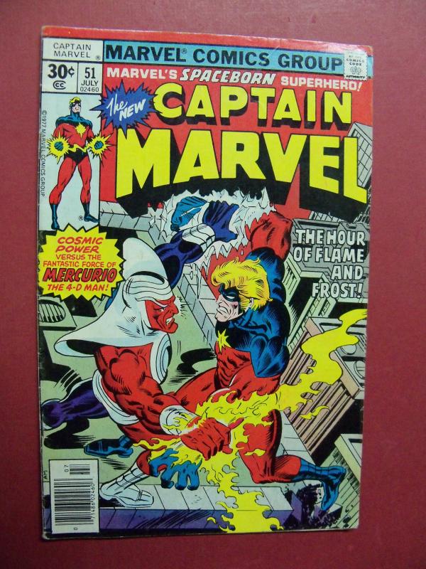 CAPTAIN MARVEL #51   (6.0  OR BETTER)  MARVEL COMICS