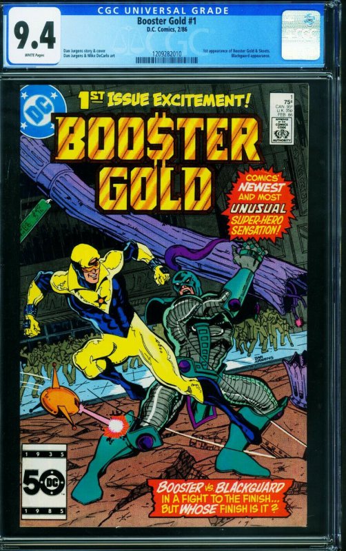 BOOSTER GOLD #1 CGC 9.4  comic book FIRST APPEARANCE!! 1209282010