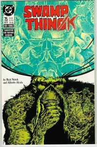 Swamp Thing #75 (1982) - 9.4 NM *The Thinker/V for Vendetta Ad* 