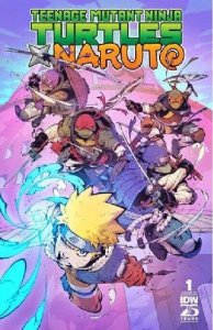 (2024) TMNT X NARUTO #1 1:50 Kim Jacinto VARIANT COVER