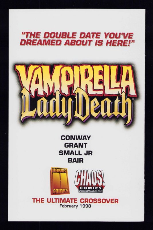 Vampirella / Lady Death Limited Preview Ashcan - Signed (8/8.5) 1999