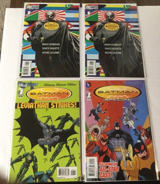 Batman Incorporated 1 2x And Special 1 And Leviathan 1 All Nm Near Mint