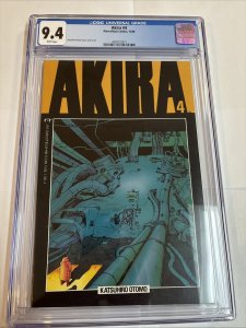 Akira (1988) # 4 (CGC 9.4 WP) Marvel/Epic Comics