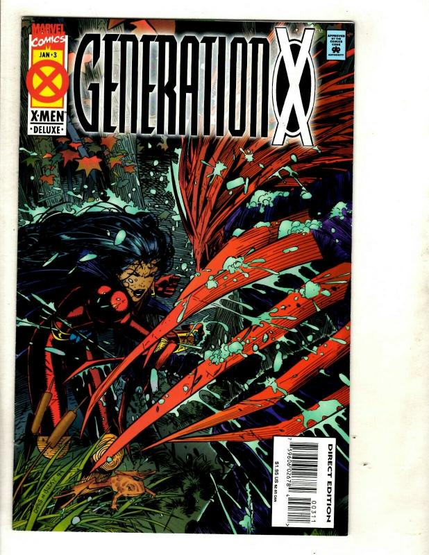 12 Generation X Marvel Comic Books # 1 2 3 4 5 6 7 8 9 10 11 12 X-Men EK2