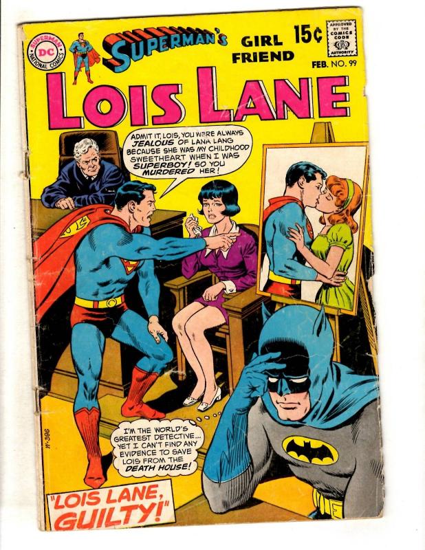 Superman's Pal Lois Lane # 99 VG DC Silver Age Comic Book Batman Flash Atom JL11