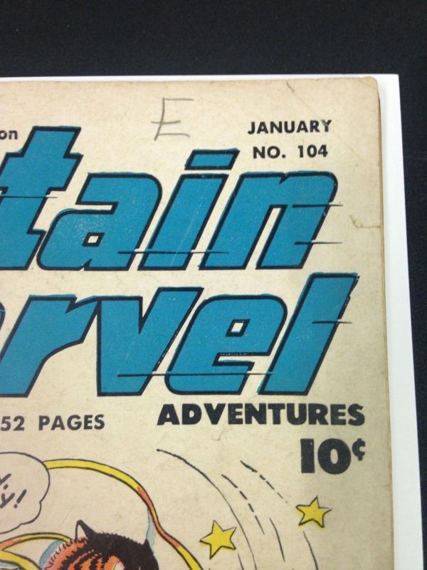 Captain Marvel 104 Golden Age Fawcett VG-/VG