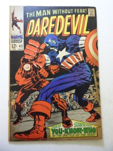 Daredevil #43 (1968) VG Condition slight moisture stain fc