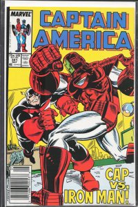 Captain America #341 (1988) Captain America [Key Issue]
