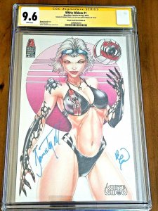 White Widow #1 MIAMI BEACH METAL SET 3 CGC SS 9.6 signed x2 TOP CENSUS 1 of 25