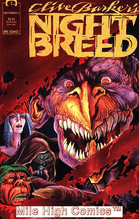 NIGHTBREED (1990 Series)  (MARVEL) (CLIVE BARKER'S) #5 Very Good Comics Book