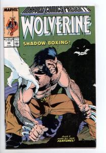 Marvel Comics Presents #39 - Wolverine Shadow Boxing (Marvel, 1990) - VG