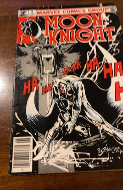 Moon Knight #8 (1981)Bill sienkiewicz cover and interior art