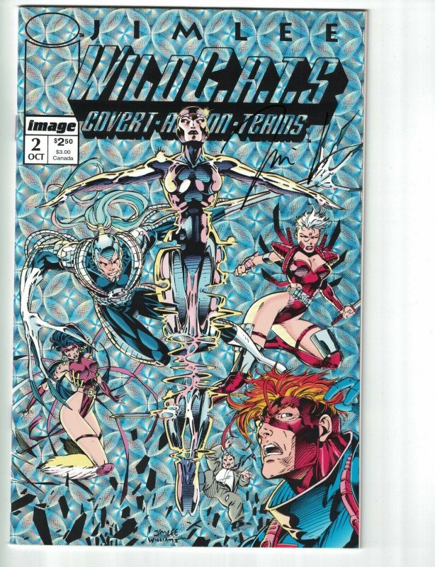 WildC.A.T.s #2 VF/NM signed by Jim Lee - Image comics 1st appearance of Wetworks