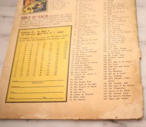 Classics Illustrated #25 Dec 1963 Gilberton Comics Two Years Before the Mast