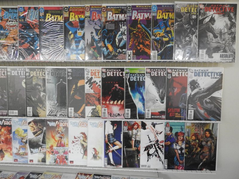 Huge Lot of 150+ Comics W/ Action Comics, Detective Comics +More! Avg VF Cond.