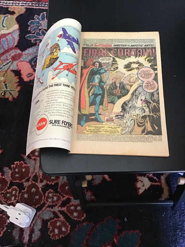 Doctor Strange #12 (1976) The ancient one! Madness! High grade! VF+ Wow!