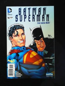Batman Superman #14B  Dc Comics 2014 Nm-  Siqueira Variant