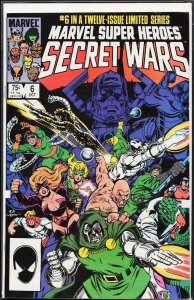 Marvel Super Heroes Secret Wars #6 (1984) Buckaroo Banzai [Key Issue]