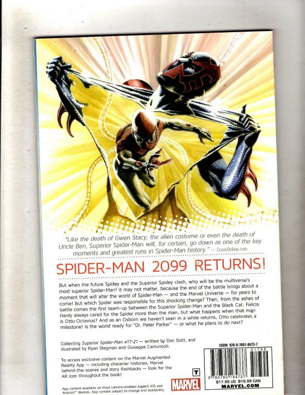 Superior Spider-Man Vol. # 4 Necessary Evil Marvel Comic Graphic Novel TPB MF19