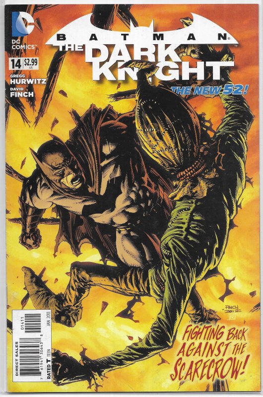 Batman: The Dark Knight (vol. 3, 2011) #14 VF (New 52) Hurwitz/Finch, Scarecrow