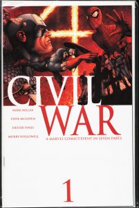 Civil War #1 (2006) Captain America