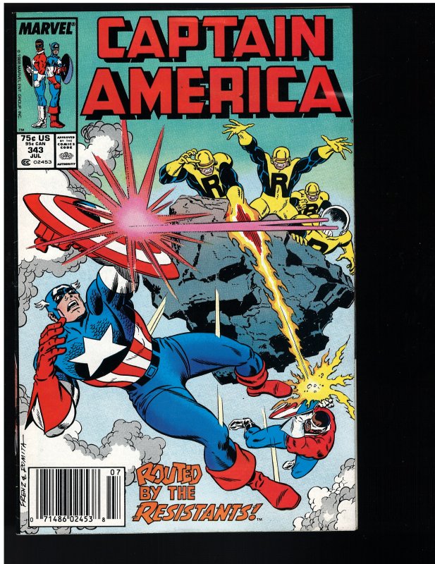 Captain America #343 (Marvel, 1988)