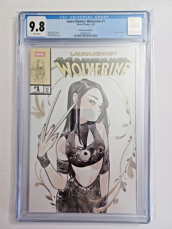 Laura Kinney Wolverine #1 Peach Momoko Variant Trinity Comics - 2025 - CGC 9.8