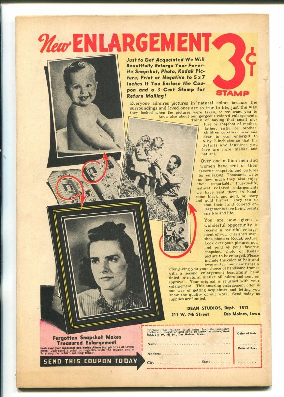 REAL LIFE #34-1946-NEDOR-PAUL REVERE-SCHOMBURG-IRVING BERLIN-JAMES STEWART-vf-