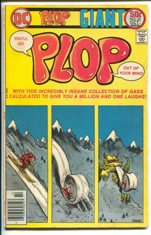 Plop! #23 1976-DC-satire-parody-humor-Wally Wood-Basil Wolverton-VG