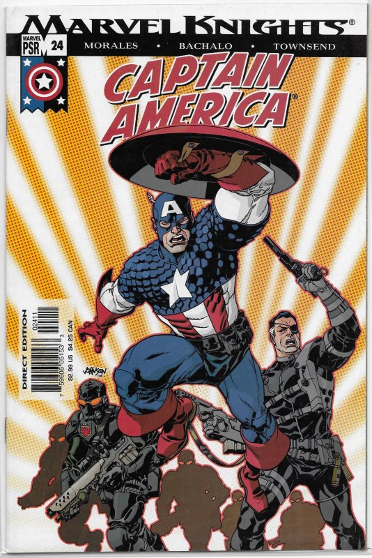 Captain America (vol. 4, 2002) #24 FN/VF (Homeland 4) Morales/Bachalo