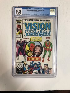 Vision and the Scarlet Witch (1986) # 12 (CGC 9.8) 1st App Twins Wiccan Speedo