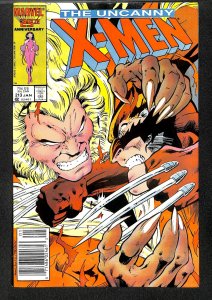 X-Men #213 FN+ 6.5 Wolverine Vs. Sabretooth Battle! Marvel Comics