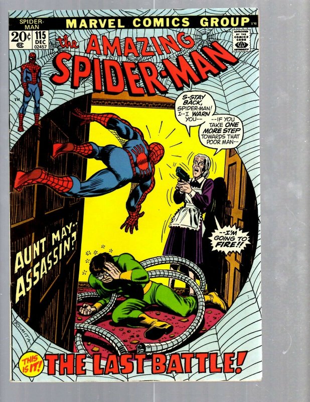 Amazing Spider-Man # 115 VF Marvel Comic Book MJ Vulture Goblin Scorpion TJ1