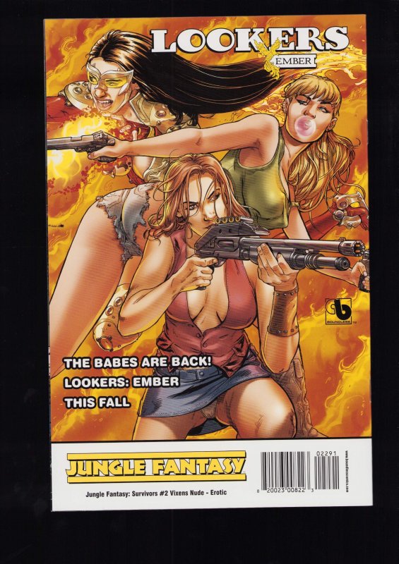 Jungle Fantasy: Survivors #2 Vixens Nude Erotic Variant B (2017) 9.2 ob