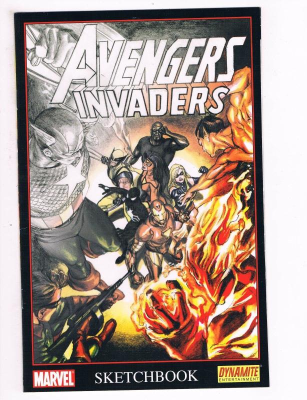 Avengers Invaders Sketchbook # 1 NM Marvel Comic Books Captain America Bucky SW3