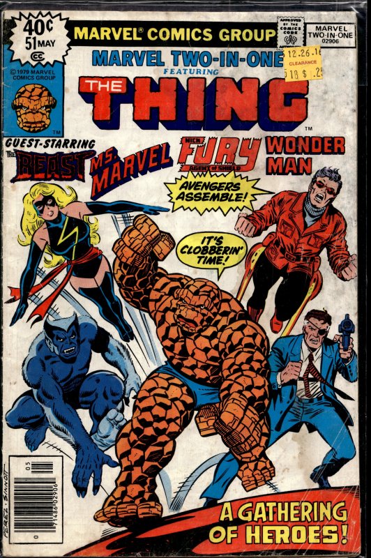 Marvel Two-in-One #51 (1979) Nick Fury