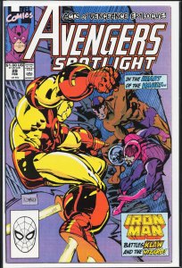 Avengers Spotlight #29 (1990) Iron Man