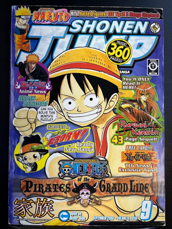 Shonen Jump #45 (Volume 4, Issue 9) September 2006 - One Piece cover (damaged)