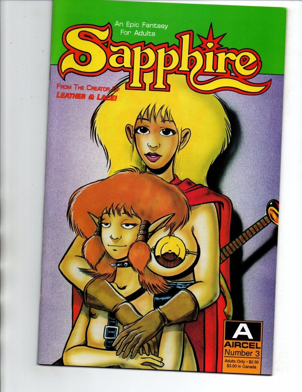 Sapphire #3 - warrior girl - Aircel - 1990 - NM