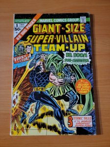 Giant-Size Super-Villain Team-Up #1 ~ FINE FN ~ 1975 Marvel Comics