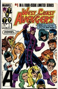 West Coast Avengers #1 (1984) West Coast Avengers / Avengers West Coast [Key ...